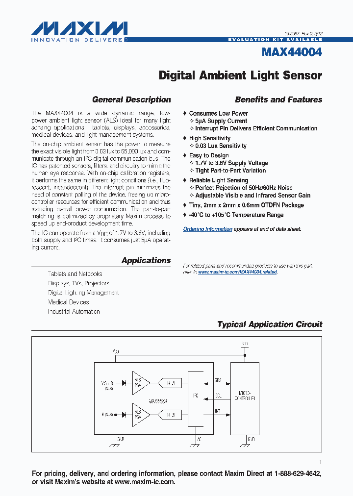 MAX44004_4677806.PDF Datasheet