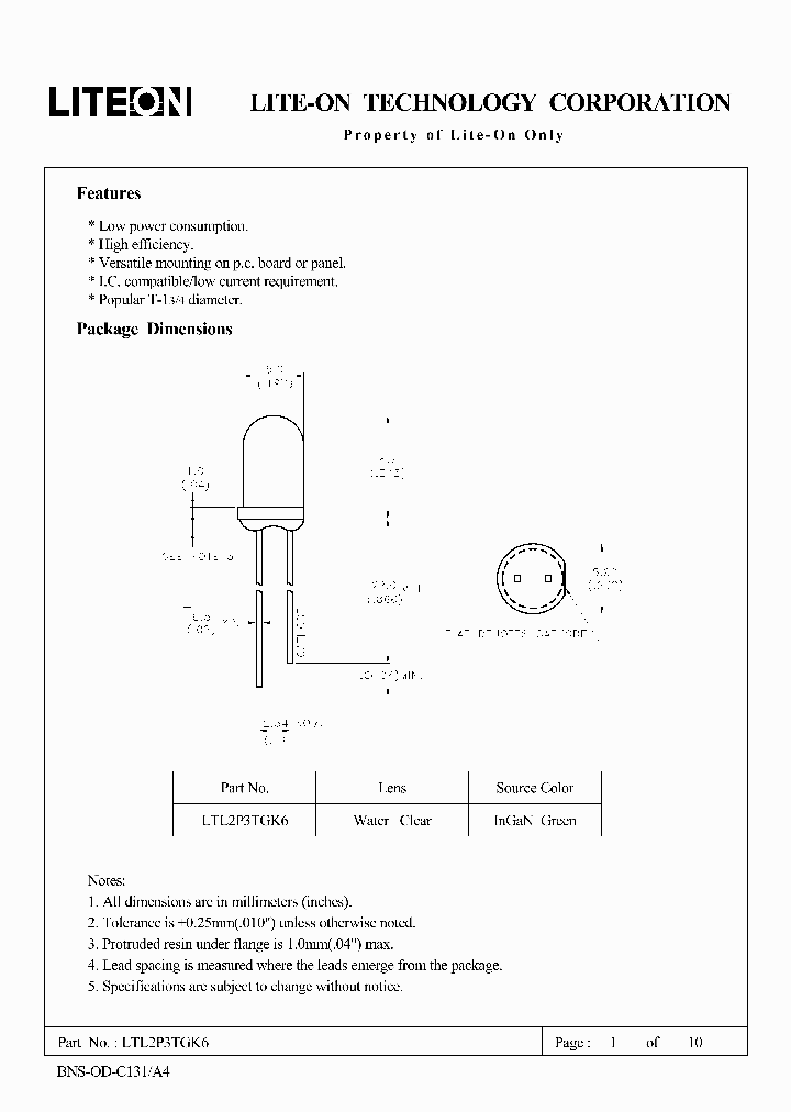 LTL2P3TGK6_4677179.PDF Datasheet