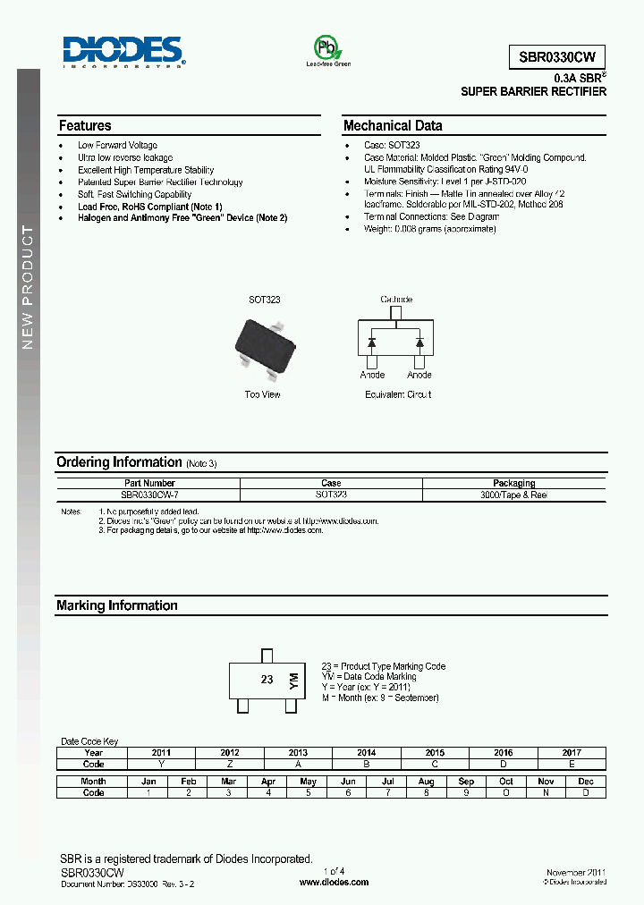 SBR0330CW-7_4683374.PDF Datasheet