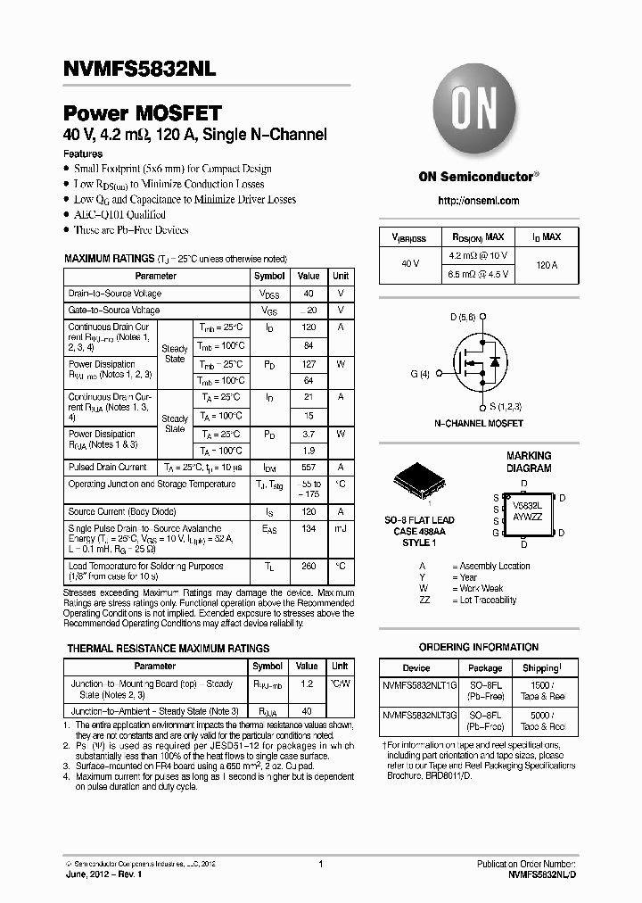 NVMFS5832NLT1G_4683459.PDF Datasheet