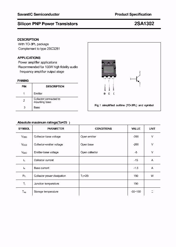 2SA1302_4684148.PDF Datasheet