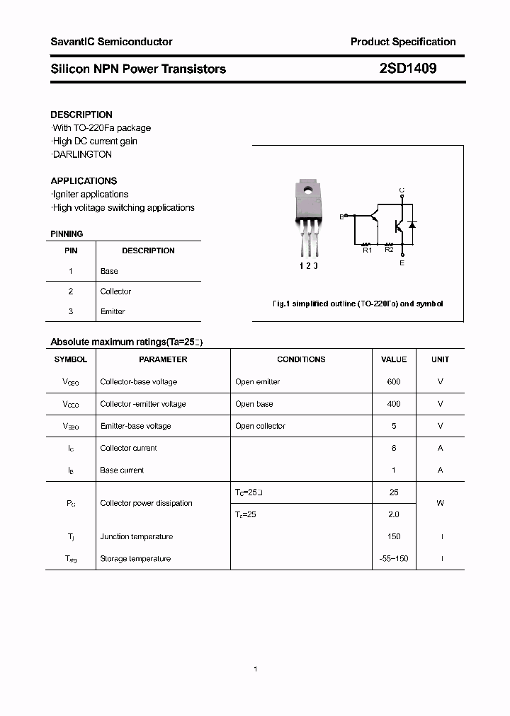 2SD1409_4684562.PDF Datasheet