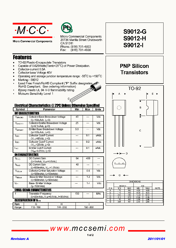 S9012-I_4695303.PDF Datasheet