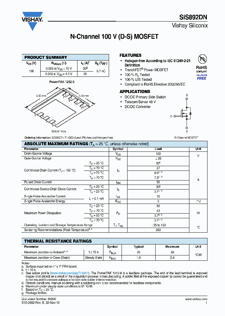 SIS892DN_4702144.PDF Datasheet