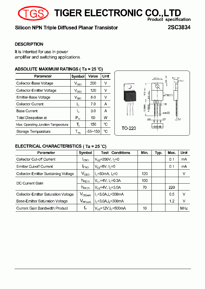 2SC3834_4702342.PDF Datasheet