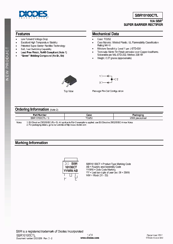 SBR10100CTL_4703494.PDF Datasheet