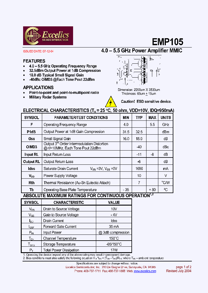 EMP105_4703981.PDF Datasheet