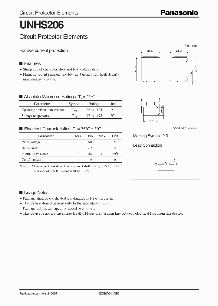 UNHS206_4719823.PDF Datasheet