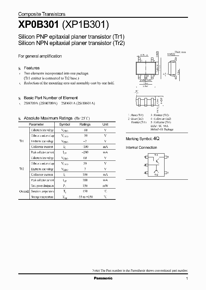 XP0B301_4719983.PDF Datasheet