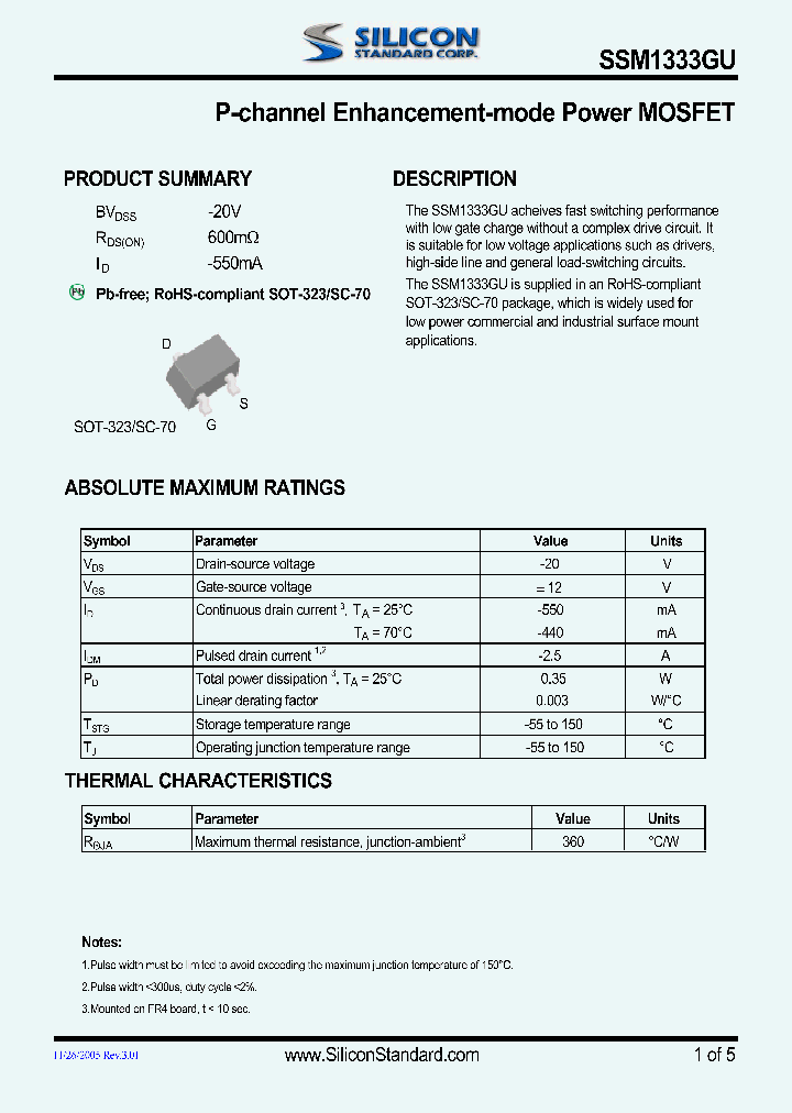 SSM1333GU_4727289.PDF Datasheet