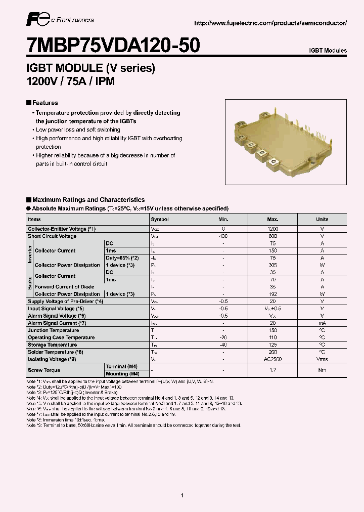 7MBP75VDA120-50_4730326.PDF Datasheet