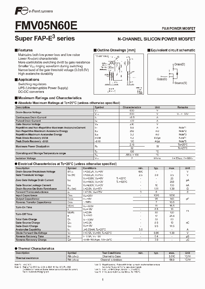 FMV05N60E_4733280.PDF Datasheet