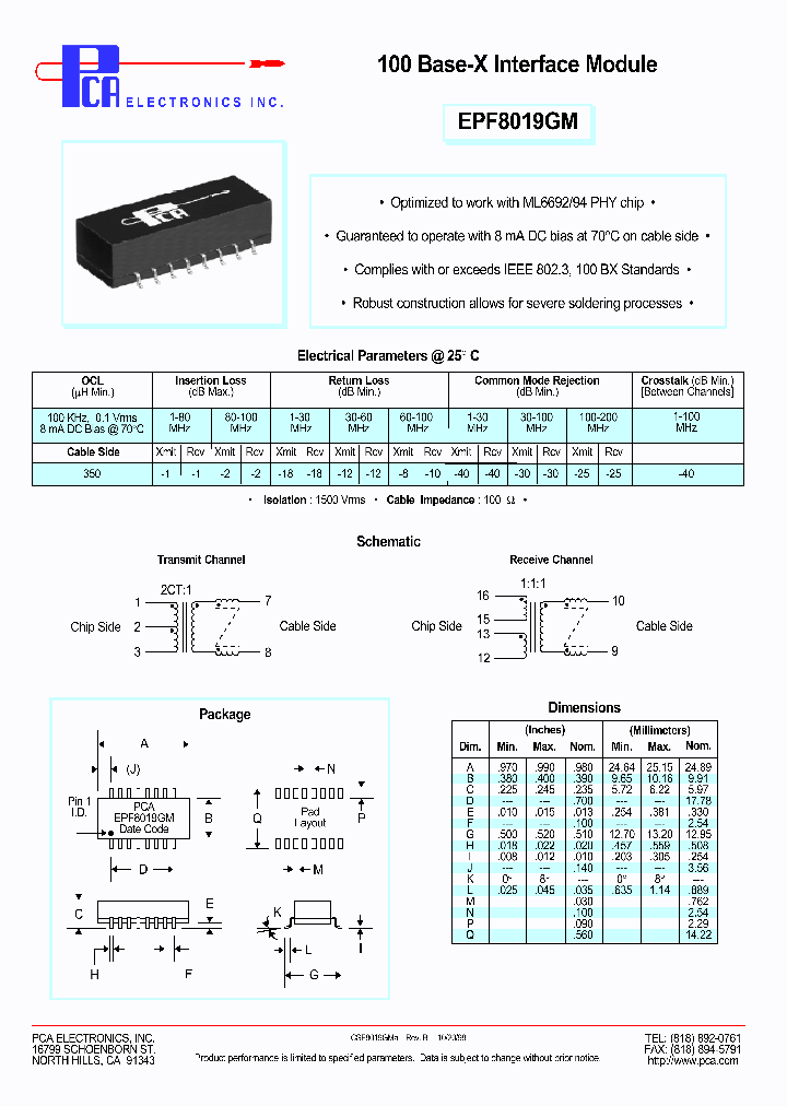 EPF8019GM_4734803.PDF Datasheet