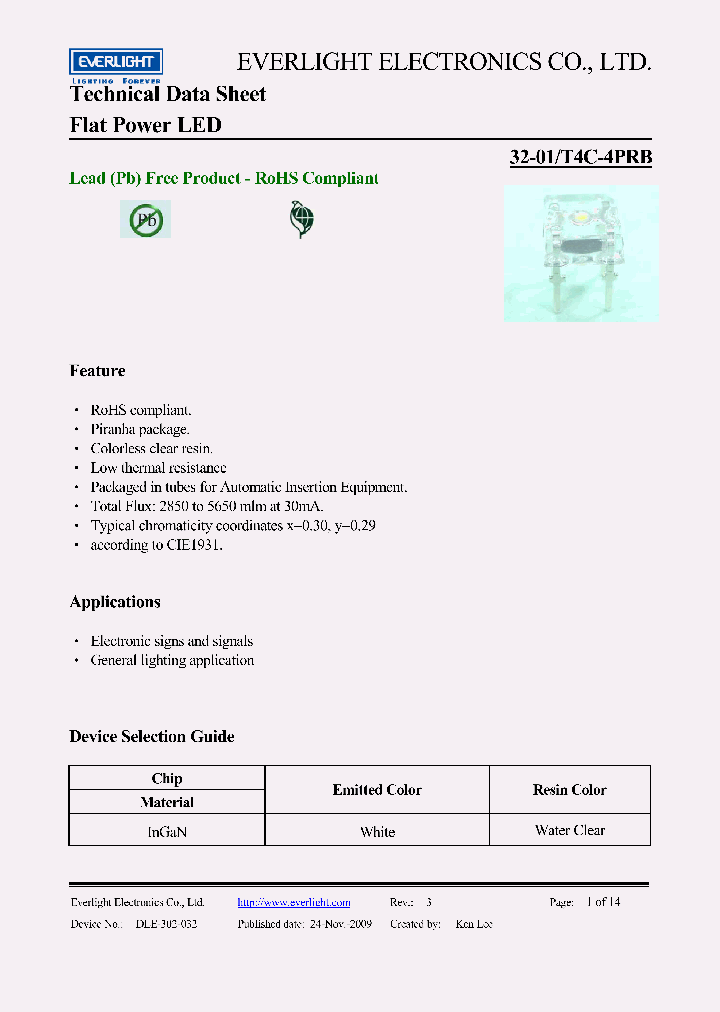 32-01-T4C-4PRB09_4737627.PDF Datasheet