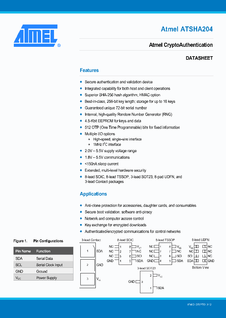 ATSHA204-SH-DA-T_4746717.PDF Datasheet