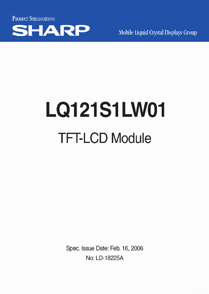 LQ121S1LW01_4775781.PDF Datasheet