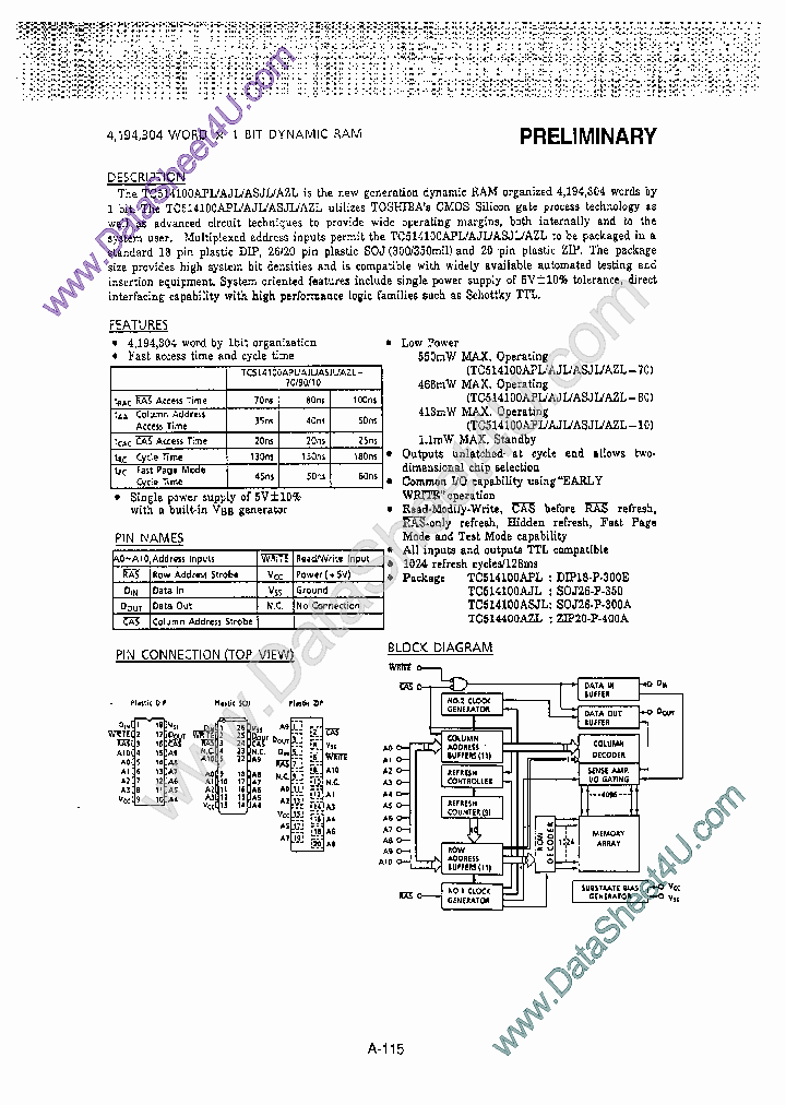 TC514100A_4780010.PDF Datasheet