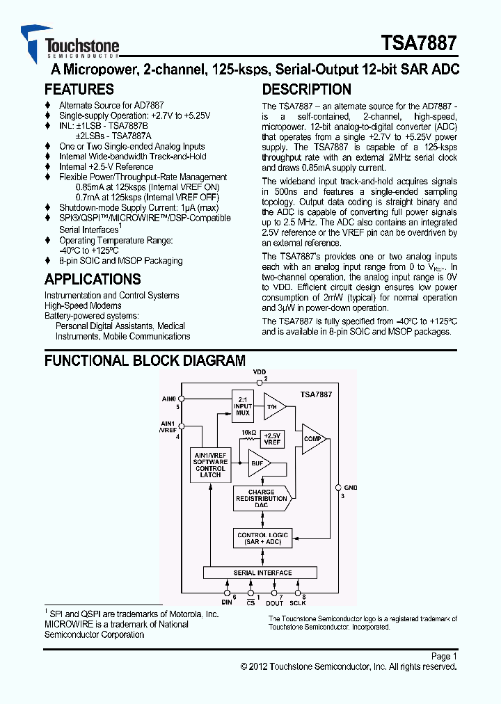 TSA7887_4780789.PDF Datasheet