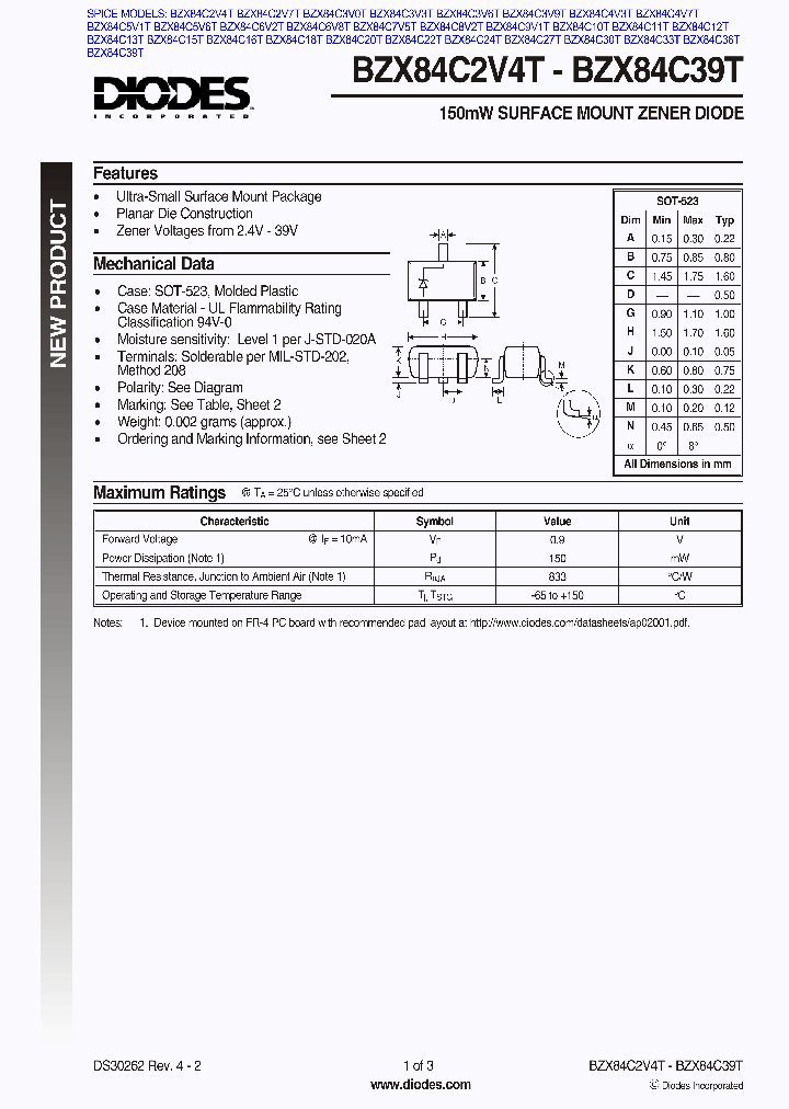 BZX84C39T_4783051.PDF Datasheet