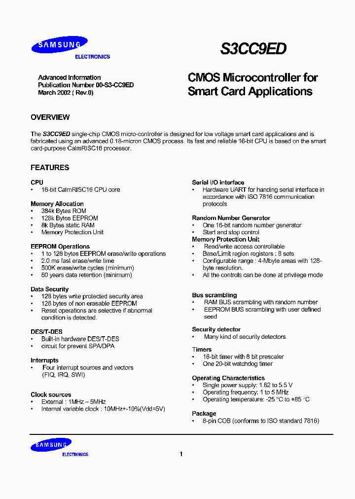 S3CC9ED_4800766.PDF Datasheet