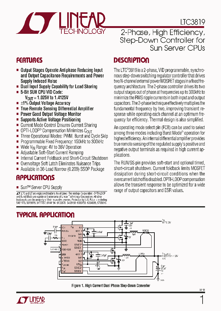 LTC3819EGTRPBF_4804397.PDF Datasheet