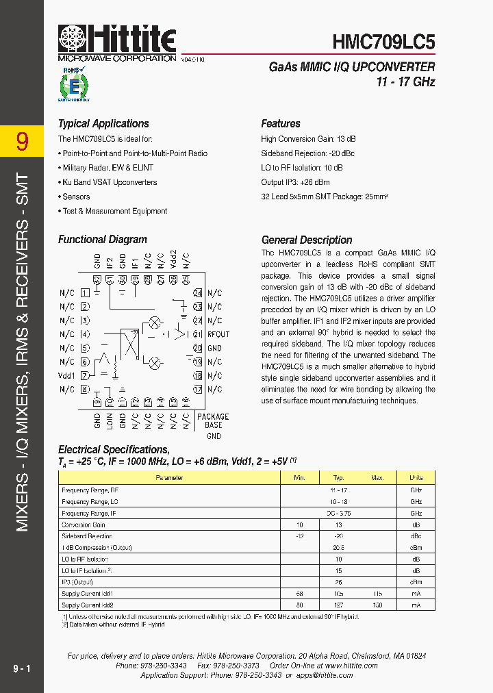 HMC709LC510_4807362.PDF Datasheet