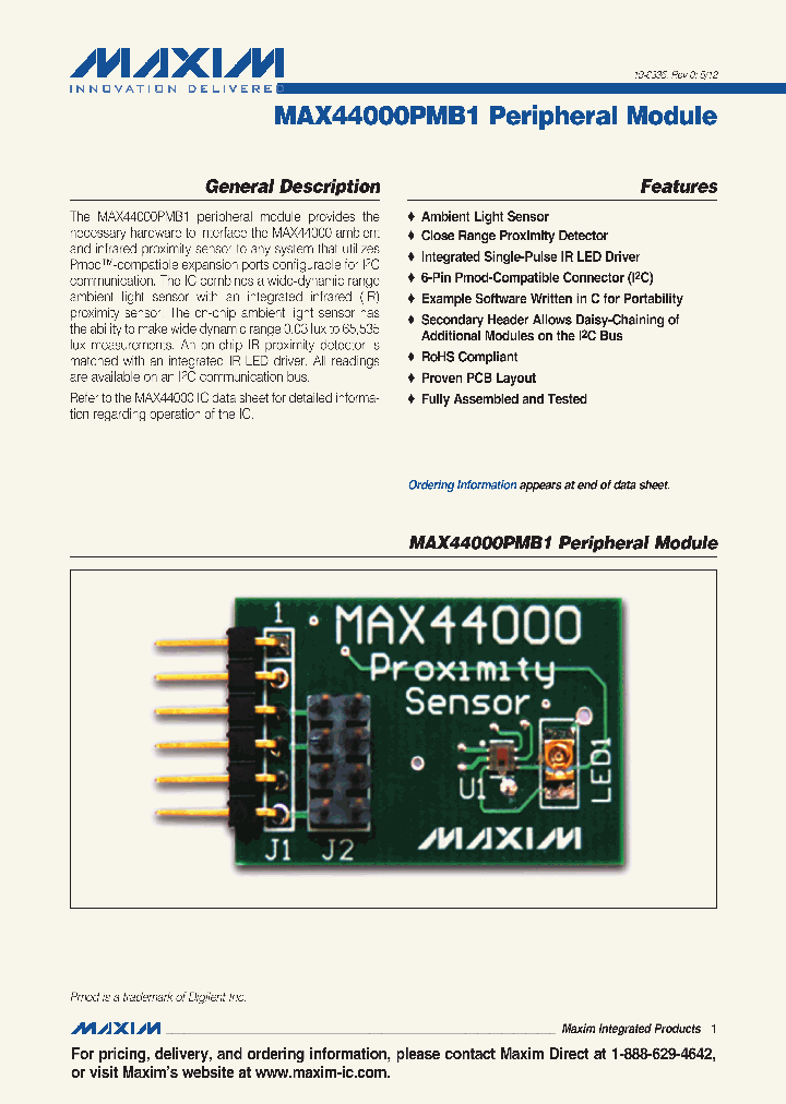 MAX44000PMB1_4812213.PDF Datasheet
