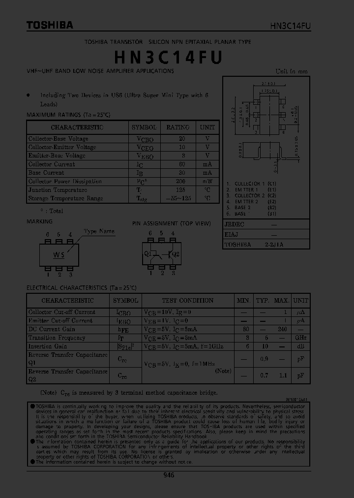 HN3C14FU_4820318.PDF Datasheet