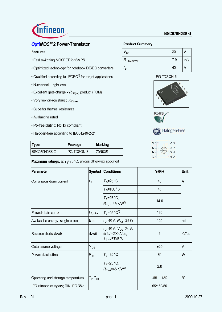 BSC079N03SG_4825933.PDF Datasheet