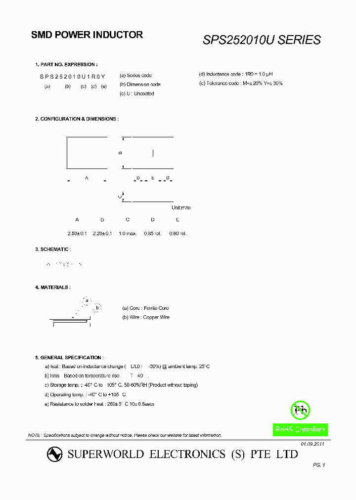 SPS252010U100M_4827766.PDF Datasheet