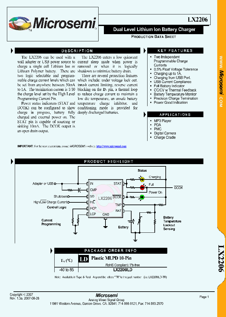 LX2206ILD-TR_4832708.PDF Datasheet