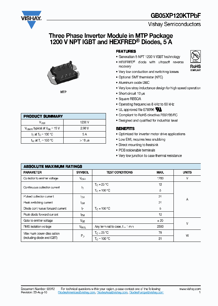 GB05XP120KTPBF_4833252.PDF Datasheet