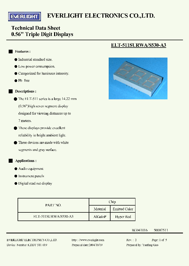 ELT-511SURWA-S530-A3_4846044.PDF Datasheet
