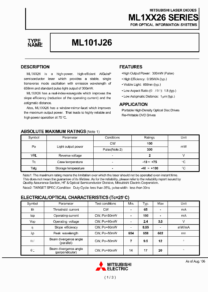 ML101J26_4849885.PDF Datasheet