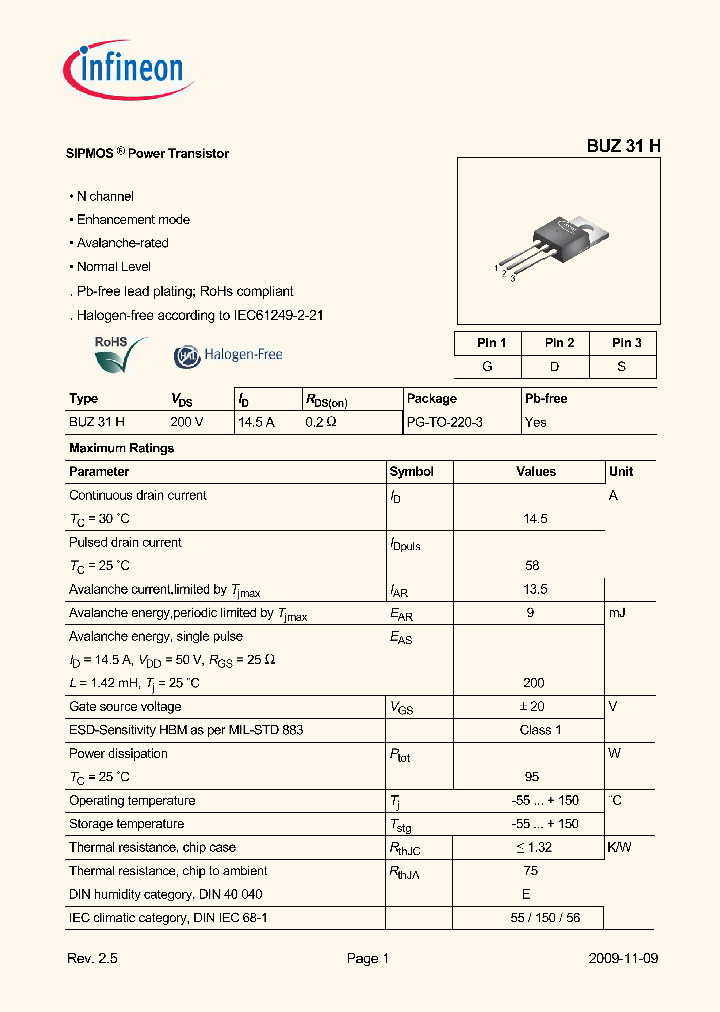 BUZ31H_4849715.PDF Datasheet