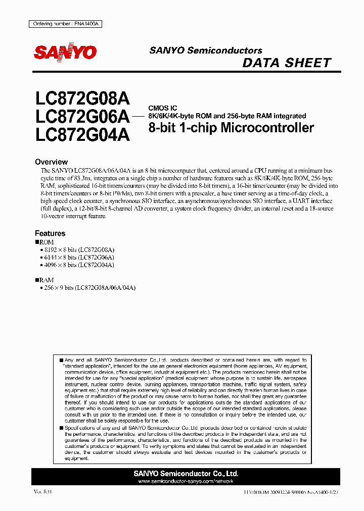 LC872G08A_4851374.PDF Datasheet