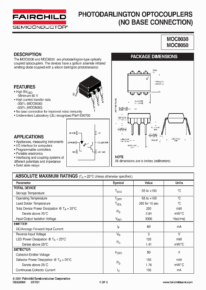 MOC8050300W_4866842.PDF Datasheet