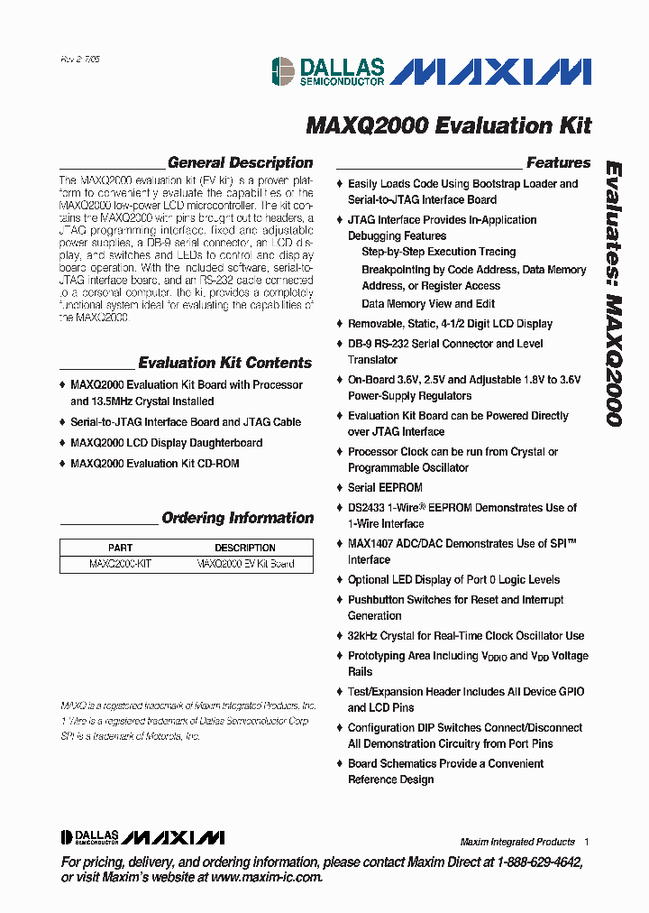 MAXQ2000-KIT_4869431.PDF Datasheet