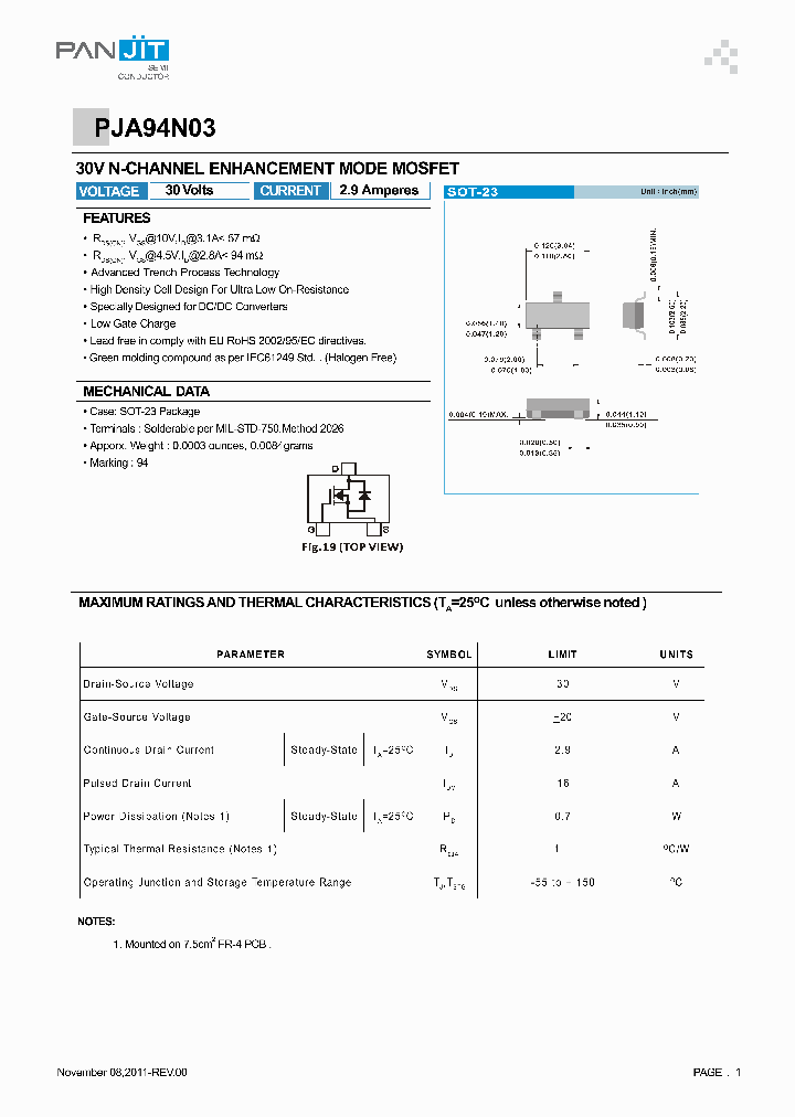 PJA94N03R100001_4872980.PDF Datasheet