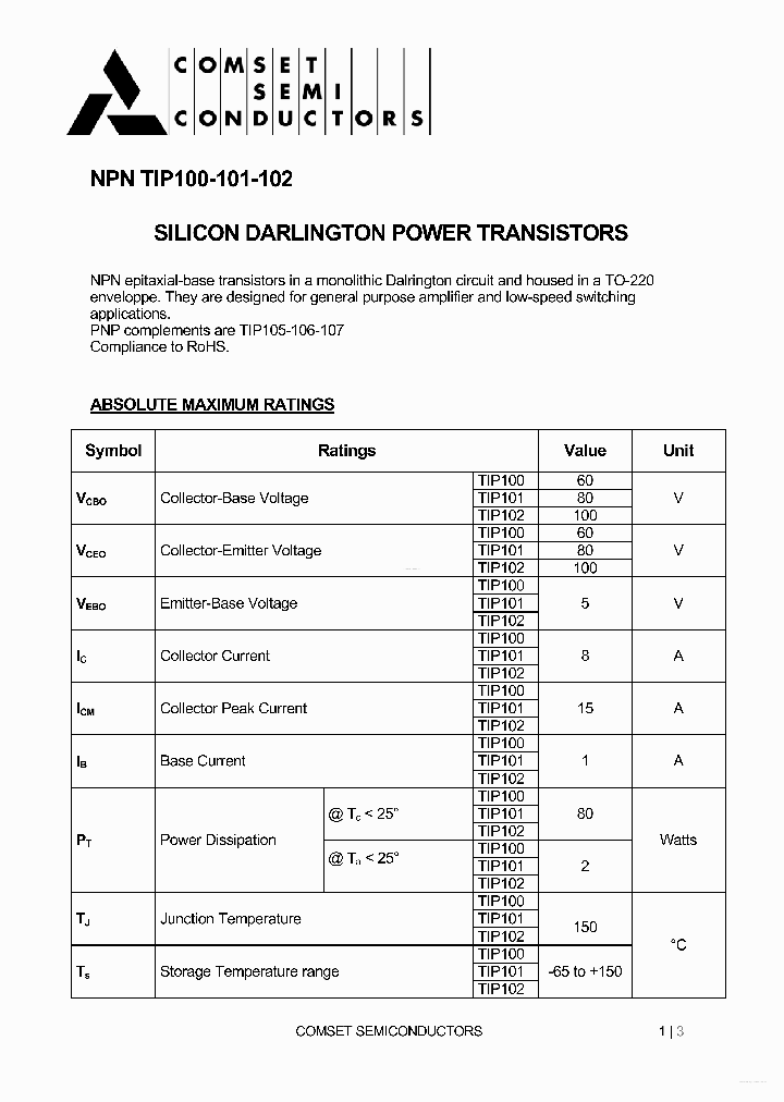 TIP100_4875477.PDF Datasheet