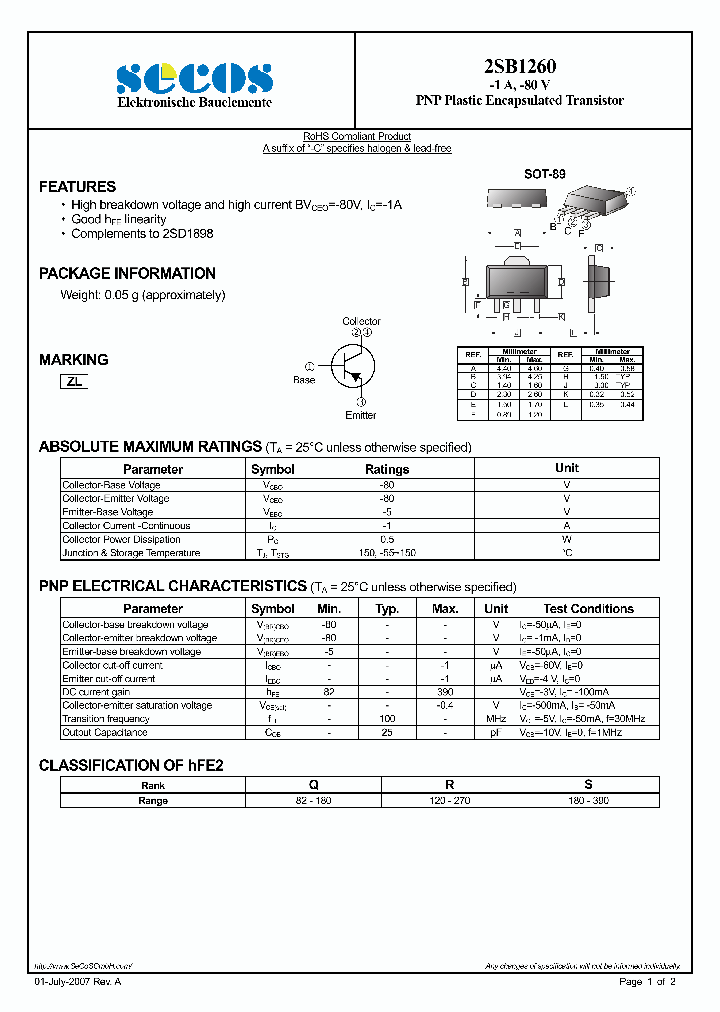 2SB1260_4884616.PDF Datasheet