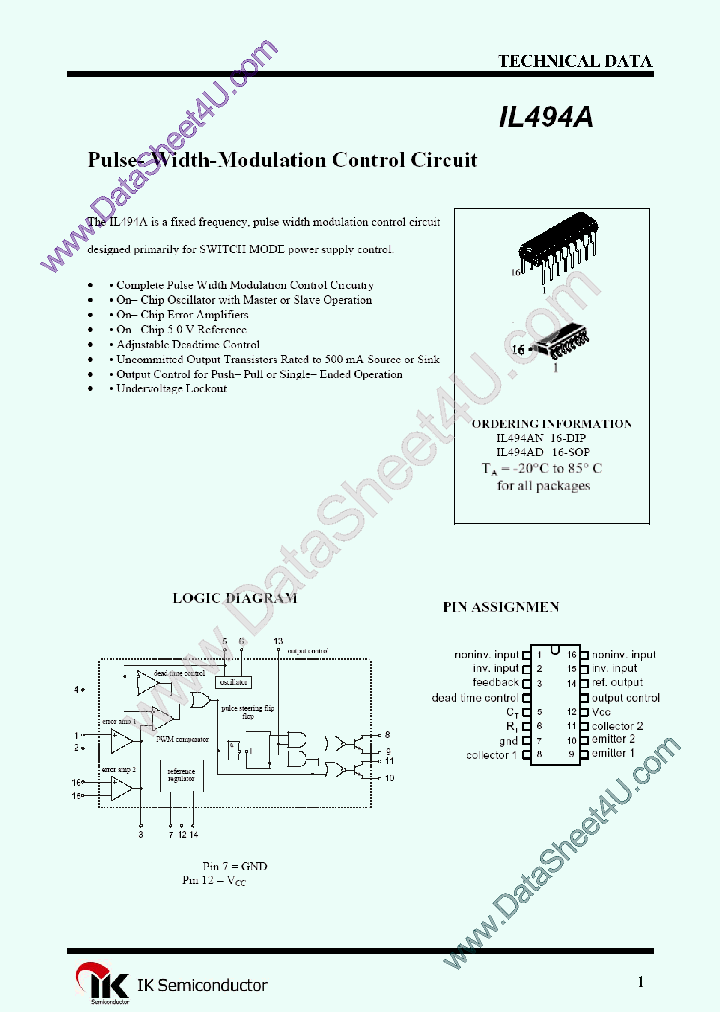 IL494A_4885365.PDF Datasheet