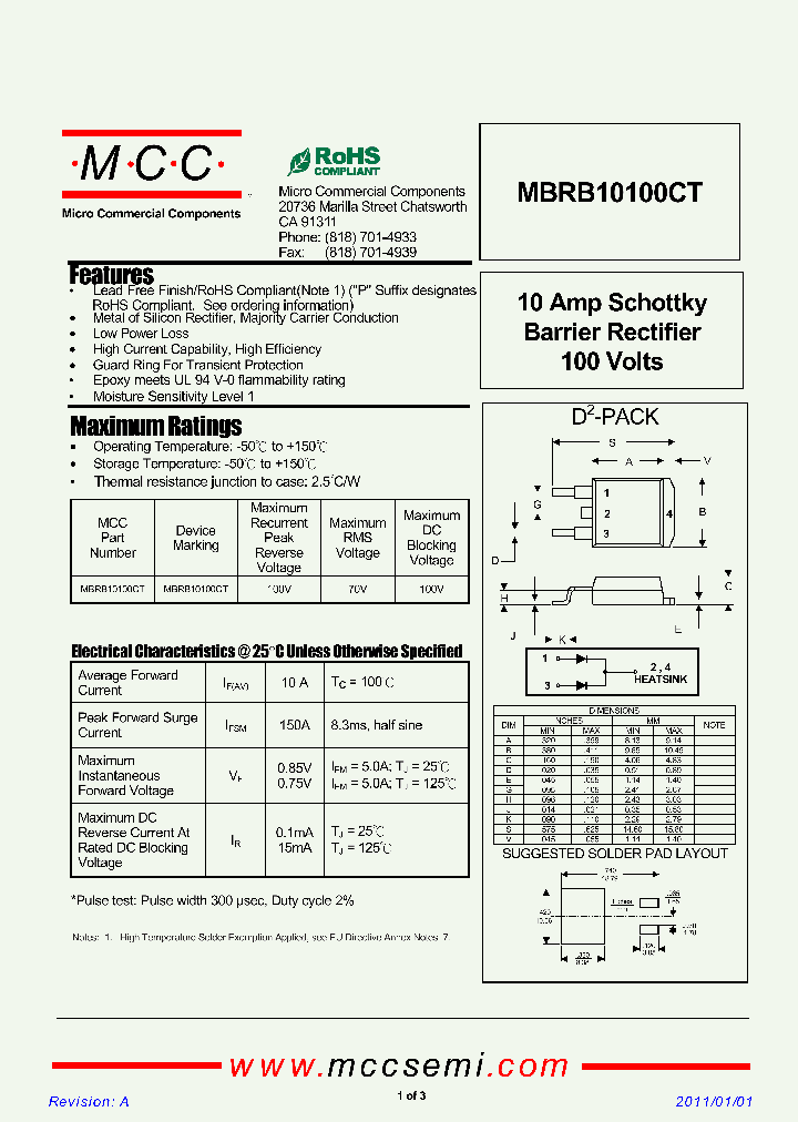 MBRB10100CT_4886699.PDF Datasheet