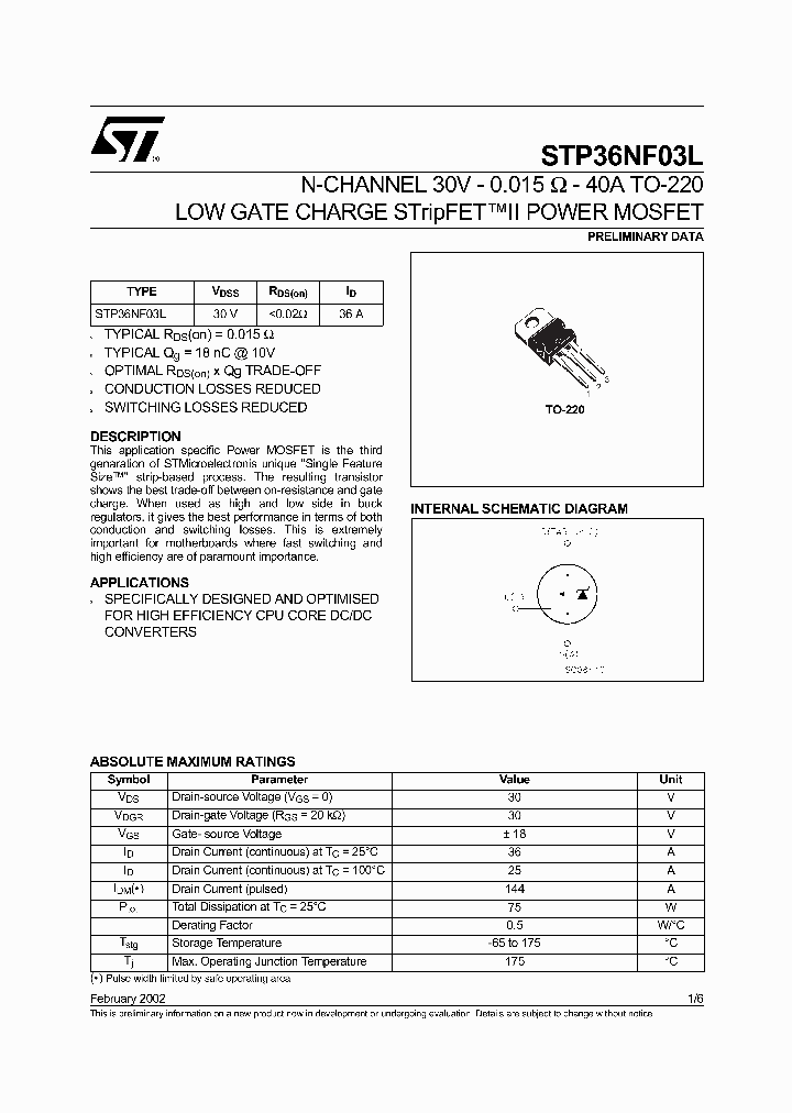 STP36NF03L_4907621.PDF Datasheet