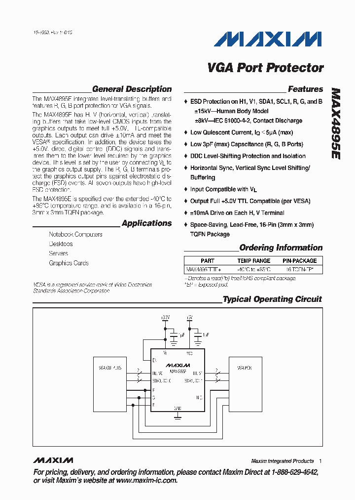 MAX4895EETE_4930309.PDF Datasheet