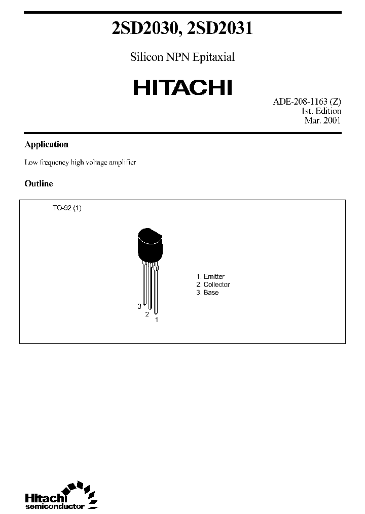 2SD2030C_4938745.PDF Datasheet