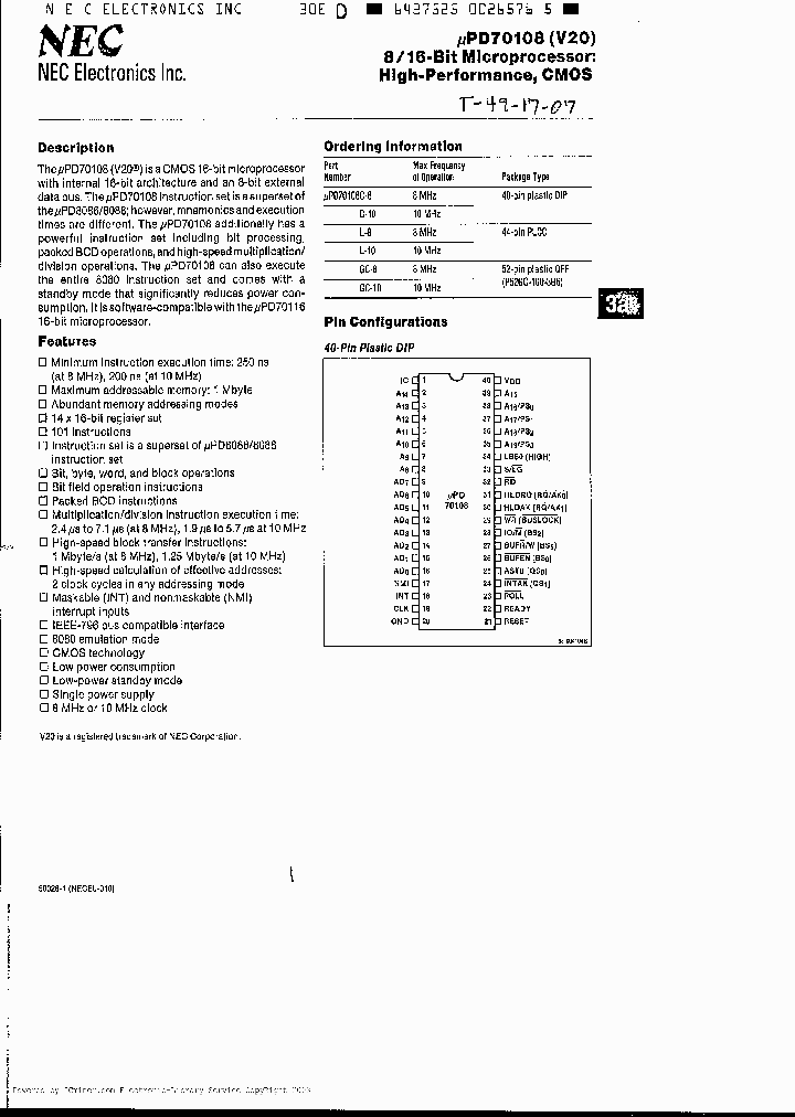 UPD70108GC10_4935161.PDF Datasheet