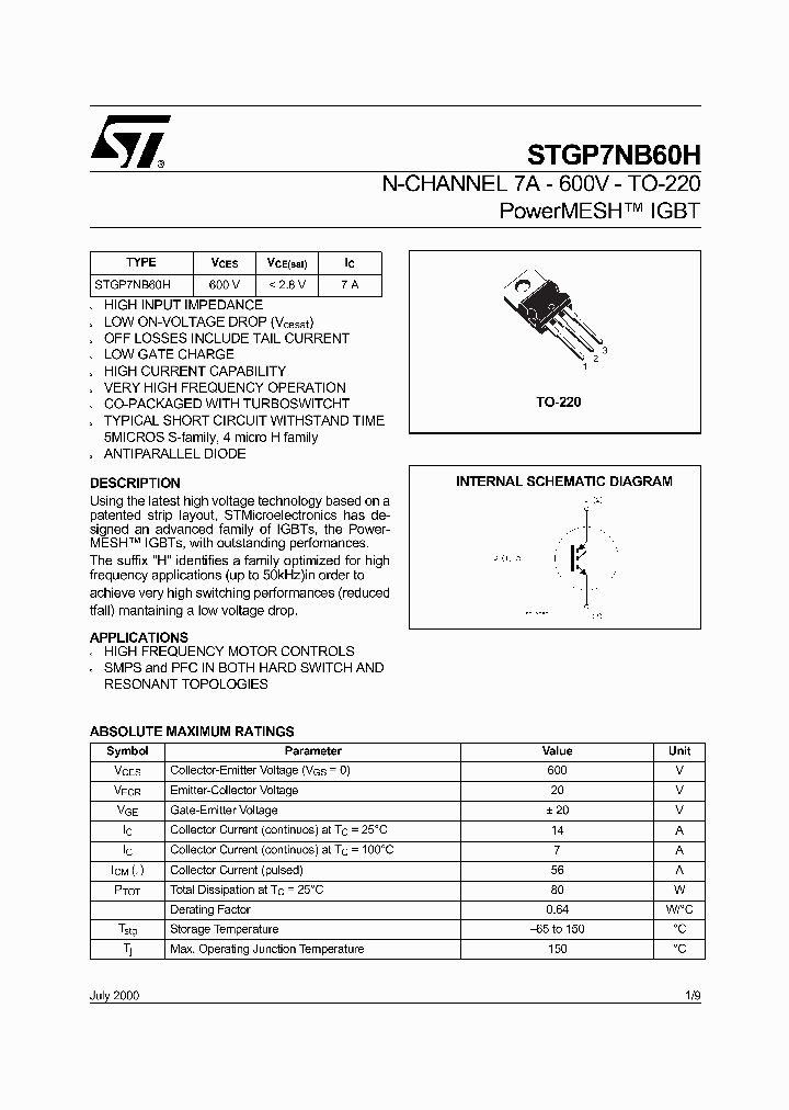 STGP7NB60H_4940980.PDF Datasheet