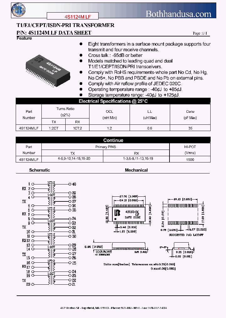 4S1124M-LF_4982112.PDF Datasheet