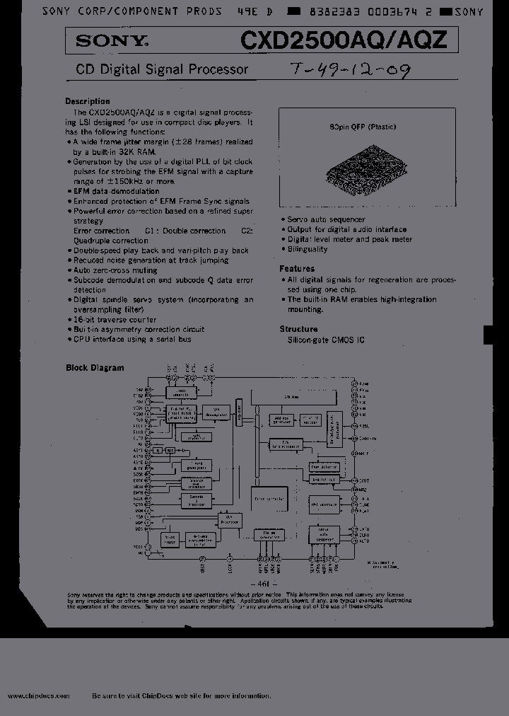 CXD2500AQZ_4989333.PDF Datasheet